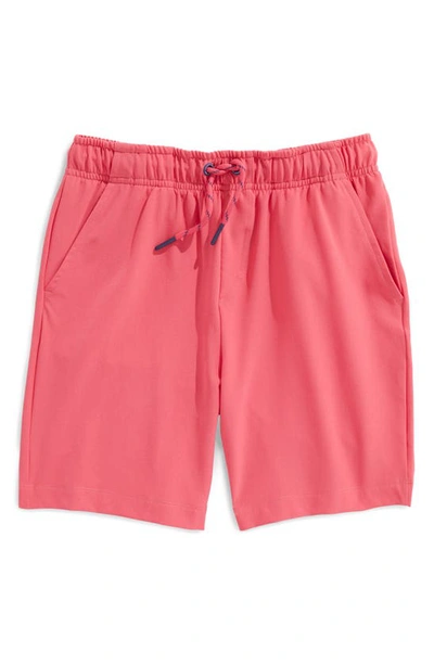 Vineyard Vines Jetty Performance Shorts In Sailors Red