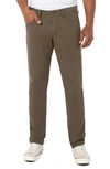 Liverpool Los Angeles Liverpool Kingston Modern Straight Leg Twill Pants In Sage