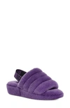 Ugg Fluff Yeah Faux Fur Slingback Sandal In Purple