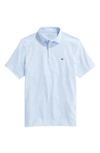 VINEYARD VINES JEAN STRIPE SANKATY PERFORMANCE POLO