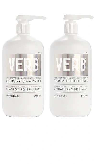 Verb Glossy Shampoo + Conditioner Liter Duo In Beauty: Na