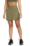 Nike Bliss Luxe Women's Training Skort In Medium Olive/clear