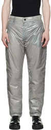 44 Label Group Grey Blow Out Trousers In 104 Grey