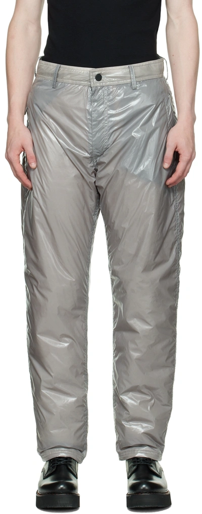 44 Label Group Grey Blow Out Trousers In Grau