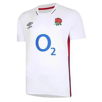 Pre-owned Umbro Herren England Heim Rugby Trikot Top T Shirt Kurzarm Komfort 2021 2022