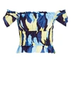 ALTUZARRA DARCEY OFF-THE-SHOULDER PRINTED TOP