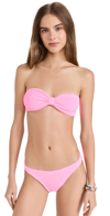 Hunza G Tina Bikini Beachwear In Rose-pink Polyamide In Bubblegum