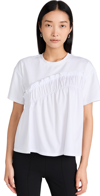 JASON WU SHORT SLEEVE RUFFLE TEE