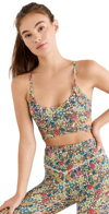 Sincerely Jules For Bandier Rowan Cutout Bra In Multi Micro Floral