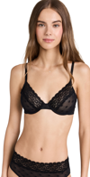 Skarlett Blue Dare Unlined Underwire Bra Black 32dd In Black