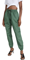 Wardrobe.nyc Elasticized Nylon Utility Pants In Green
