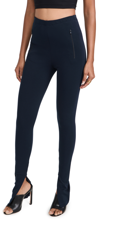 Wardrobe.nyc Wardrobe. Nyc Side Zip Legging In Navy