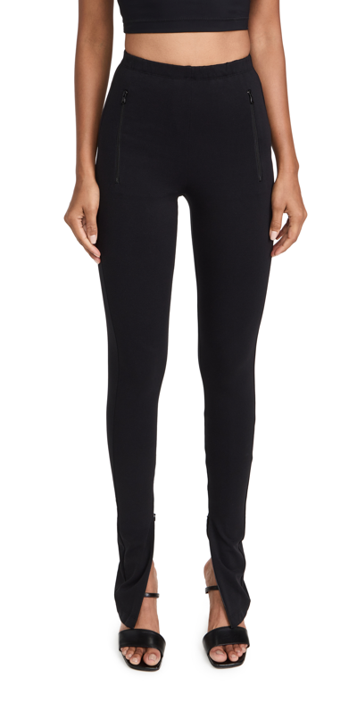 WARDROBE.NYC WARDROBE. NYC SIDE ZIP LEGGING BLACK