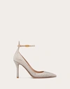 VALENTINO GARAVANI VALENTINO GARAVANI GARAVANI TAN-GO PUMP WITH CRYSTALS 100MM WOMAN CRYSTAL/ROSE CANNELLE 38