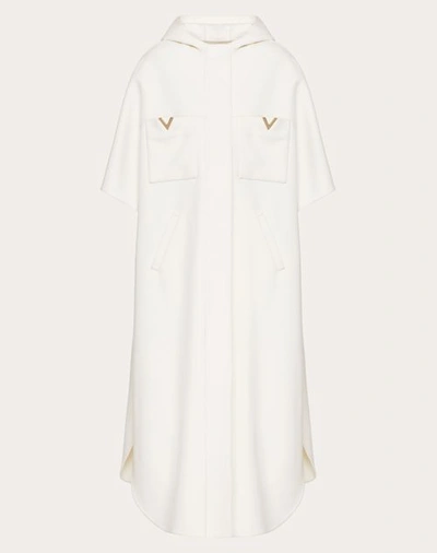 Valentino Compact Drap Ivory-coloured Cape