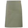 Premier Ladies/womens Mid-length Apron (pack Of 2) (sage) (one Size) In Green