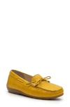 Ara Amarillo Leather Driving Moccasin In Sole Cervocalf