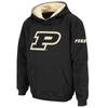 Stadium Athletic Youth  Black Purdue Boilermakers Big Logo Pullover Hoodie In Black