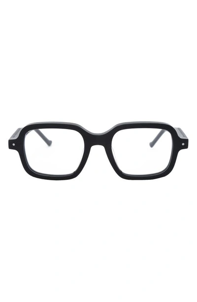 Grey Ant Sext Square Reading Glasses In Black/ Clear