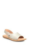 Brn Inlet Sandal In Light Gold Met