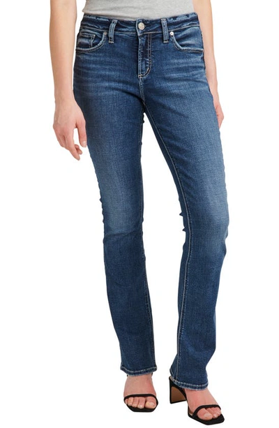 Silver Jeans Co. Women's Elyse Slim-fit Bootcut Denim Jeans In Indigo