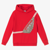 MARC JACOBS MARC JACOBS TEEN GIRLS RED COTTON HOODIE