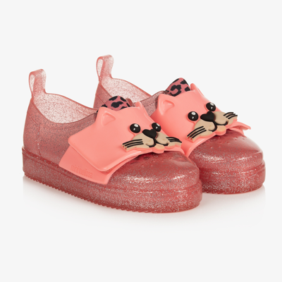 Mini Melissa Kids' Girl's Jelly Pop Safari Shoes, Baby/toddlers In Pink