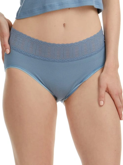 Hanky Panky Eco Rib French Brief In Blue