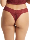 Hanky Panky Daily Lace Original Rise Thong In Shiraz