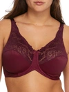 Lilyette Comfort Lace Minimizer Bra In Sparkling Purple