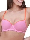 Skarlett Blue Spellbound Convertible Spacer T-shirt Bra In Pink,summer Coral