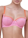 Skarlett Blue Spellbound Side Support Bra In Pink,summer Coral