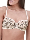 Skarlett Blue Women's Spellbound Full Coverage Underwire Bra 336212 In Leopard