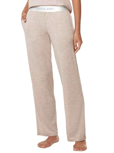 Tommy John Second Skin Modal Knit Lounge Pants In Dove Heather