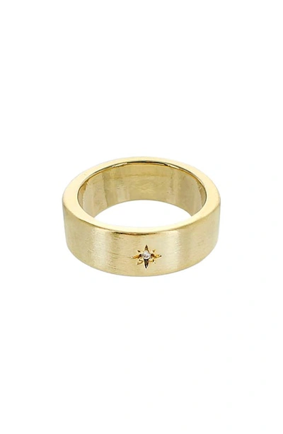 Panacea Starburst Ring In Gold