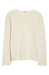 Jil Sander Cashmere Sweater In Natural