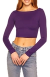 Susana Monaco Scoop Back Crop Top In Galaxy