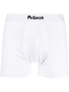 Alexander Mcqueen Man White Mcqueen Graffiti Boxer In White
