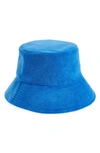 Lack Of Color Wave Terry Bucket Hat In Cobalt