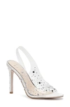Jessica Simpson Jaisey Slingback Sandal In Clear