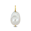 AMOUR AMOUR 13-14MM CULTURED FRESHWATER BAROQUE PEARL PENDANT IN 18K YELLOW GOLD (NO CHAIN)