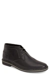 Steve Madden 'harken' Leather Chukka Boot In Black Leather