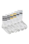 Hugo Boss White Men's Casual Socks Size 7-13