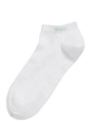 Hugo Boss Two-pack Of Cotton-blend Ankle-length Socks In White