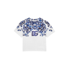 Dolce & Gabbana Printed Cotton Jersey T-shirt W/ Logo In Blue