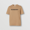 Burberry Regular Logo T-shirt In Camel