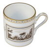 Ginori 1735 Fiesole Coffee Cup In Coffee