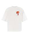 PALM ANGELS LOGO PRINTED T-SHIRT,PMAA002F22JER0040132