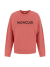 Moncler Logo Crewneck Sweatshirt In Pink
