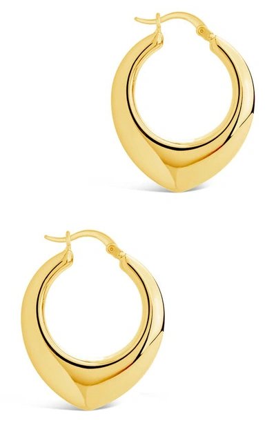 Sterling Forever Inyd Hoop Earrings In Gold